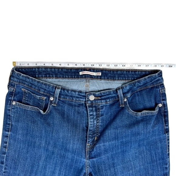 Levi’s Mid Rise Medium Wash 415 Relaxed Bootcut Jean Size 20W Plus Size - Picture 10 of 15